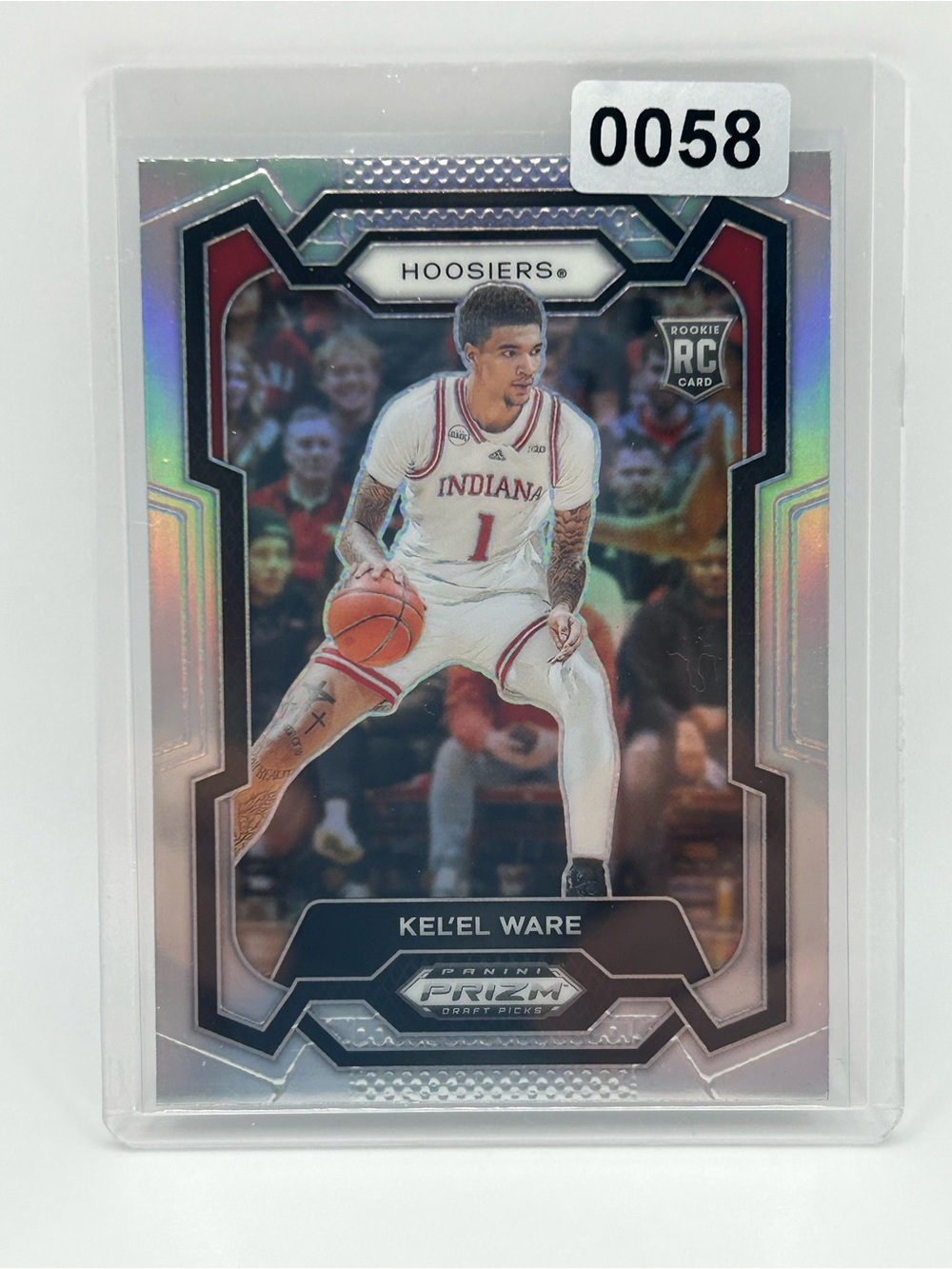 Kel'el Ware Indiana Hoosiers Rookie Panini Prizm Draft Picks Basketball Card 🏀